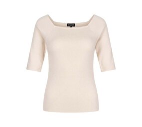 Zilch Zilch - bamboo top square neck - off white