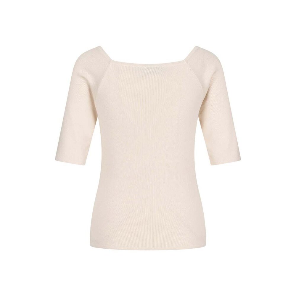 Zilch Zilch - bamboo top met vierkante hals - roomwit Zilch Zilch - bamboo top met vierkante hals - roomwit