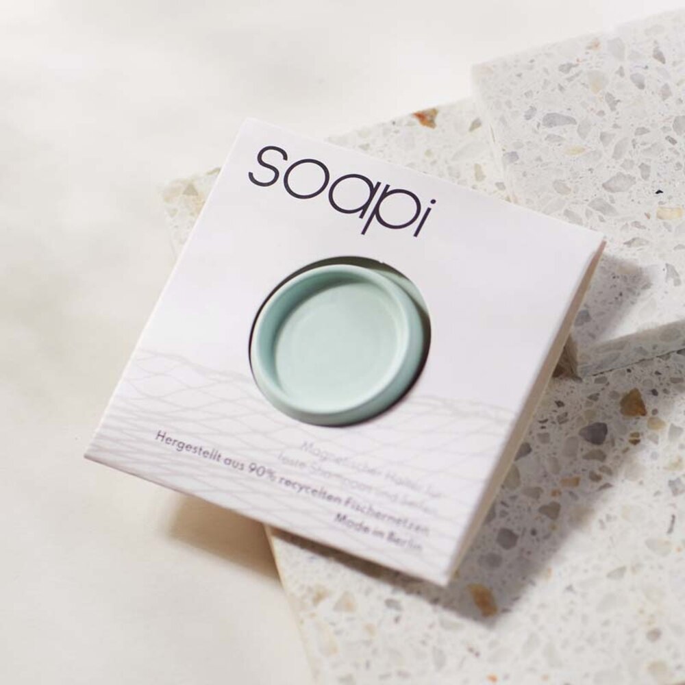 Soapi Soapi - magnetische zeephouder - mint