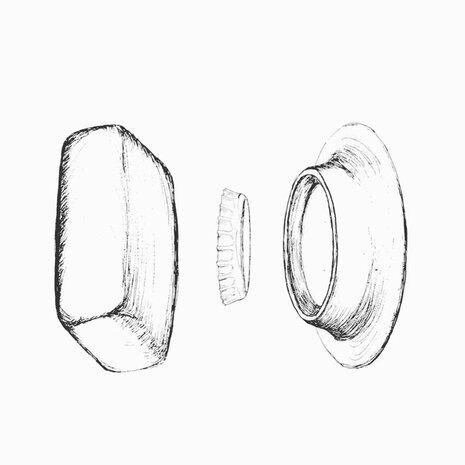 Soapi Soapi - magnetische zeephouder - donkergrijs Soapi Soapi - magnetische zeephouder - donkergrijs