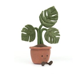 Jellycat Jellycat - amuseable knuffel -  monstera plant Jellycat Jellycat - amuseable knuffel -  monstera plant