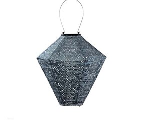 Lumiz Lumiz - solar lantaarn - diamond 28 lace - grey blue Lumiz Lumiz - solar lantaarn - diamond 28 lace - grey blue