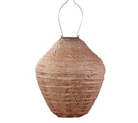 Lumiz Lumiz - solar lantaarn - jar 30 ikat - pink Lumiz Lumiz - solar lantaarn - jar 30 ikat - pink