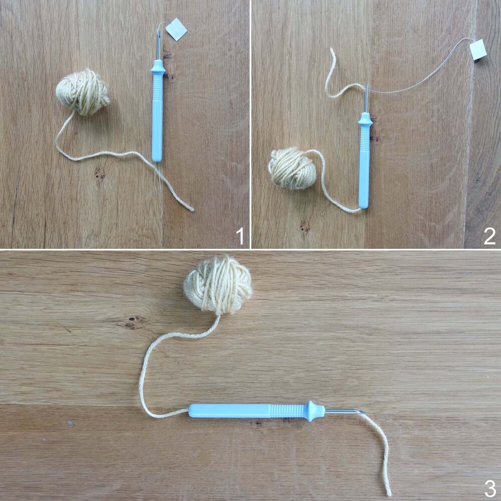 Kikkerland Kikkerland - punch needle kit - plant