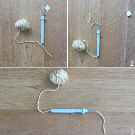 Kikkerland Kikkerland - punch needle kit - plant