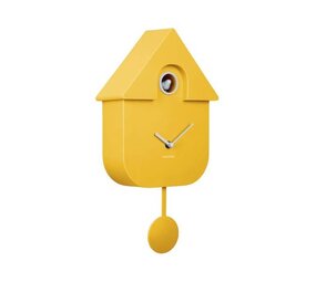 Karlsson Karlsson - wandklok - modern cuckoo - bright yellow Karlsson Karlsson - wandklok - modern cuckoo - bright yellow