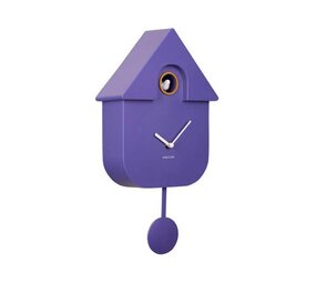 Karlsson Karlsson - wandklok - modern cuckoo - bright purple Karlsson Karlsson - wandklok - modern cuckoo - bright purple