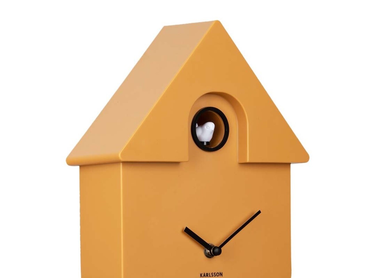 Karlsson Karlsson - wandklok - modern cuckoo - okergeel Karlsson Karlsson - wandklok - modern cuckoo - okergeel