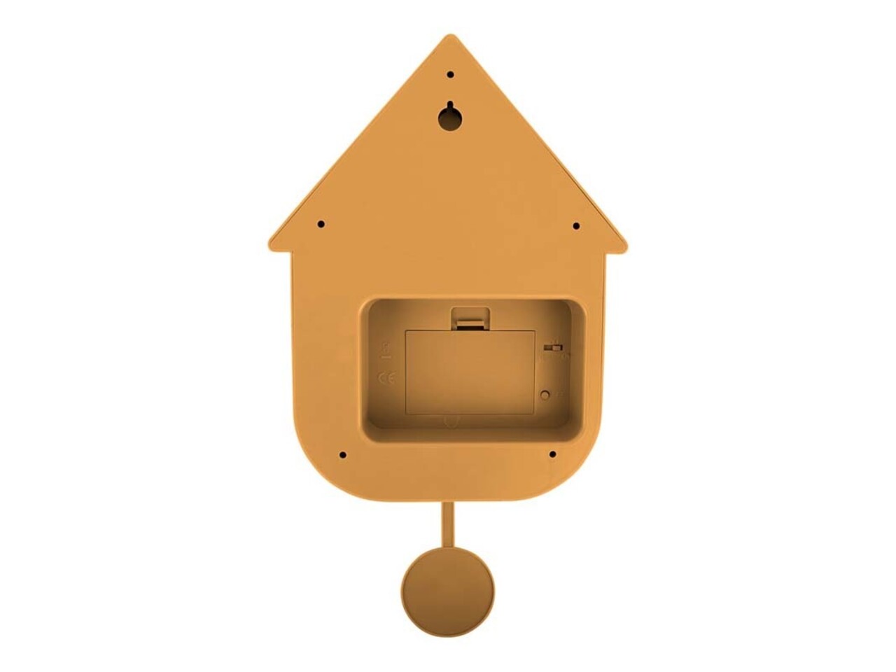 Karlsson Karlsson - wandklok - modern cuckoo - okergeel Karlsson Karlsson - wandklok - modern cuckoo - okergeel
