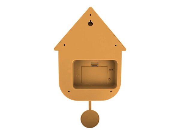Karlsson Karlsson - wandklok - modern cuckoo - okergeel Karlsson Karlsson - wandklok - modern cuckoo - okergeel