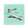 Ask a duck Ask a duck - tegel natuursteen - kraanvogels Ask a duck Ask a duck - tegel natuursteen - kraanvogels