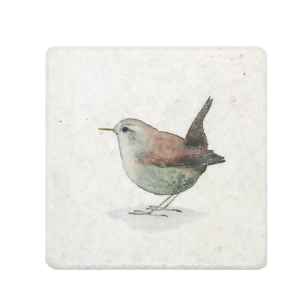 Ask a duck Ask a duck - tegel natuursteen - winterkoninkje Ask a duck Ask a duck - tegel natuursteen - winterkoninkje