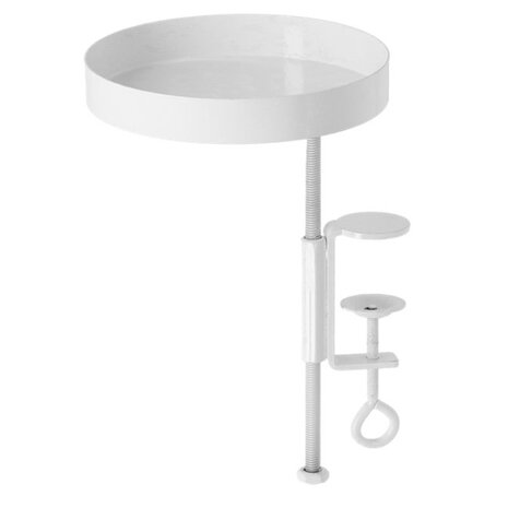 Esschert design Esschert Design - ronde vensterbank klem klein - wit Esschert design Esschert Design - ronde vensterbank klem klein - wit