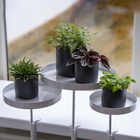 Esschert design Esschert Design - ronde vensterbank klem klein - wit Esschert design Esschert Design - ronde vensterbank klem klein - wit