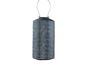Lumiz Lumiz - solar lantaarn - cylinder 18 topaze - grey blue Lumiz Lumiz - solar lantaarn - cylinder 18 topaze - grey blue