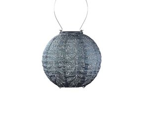 Lumiz Lumiz - solar lantaarn - round 20 folia - grey blue Lumiz Lumiz - solar lantaarn - round 20 folia - grey blue