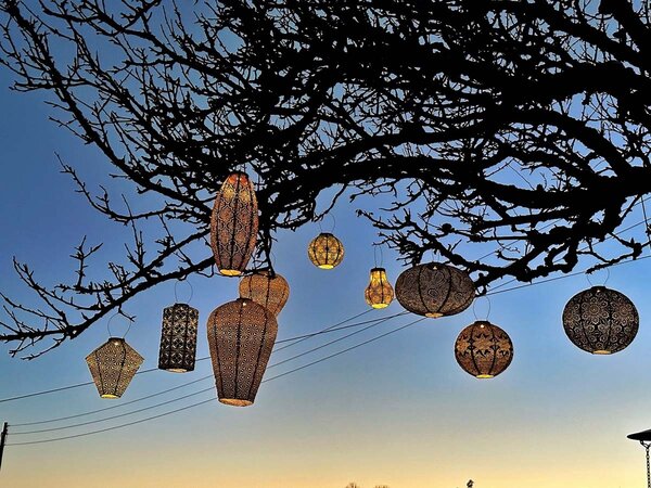 Lumiz Lumiz - solar lantaarn -  crown 40 - topaze - goudkleur