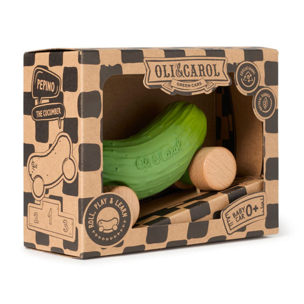 Oli & Carol Oli & Carol - green car - pepino de komkommerauto Oli & Carol Oli & Carol - green car - pepino de komkommerauto