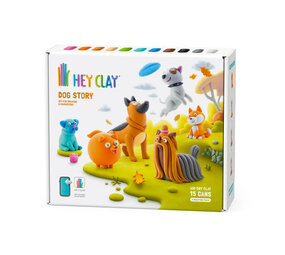 Hey Clay Hey Clay - boetseerklei - honden vriendjes (15 potjes) Hey Clay Hey Clay - boetseerklei - honden vriendjes (15 potjes)
