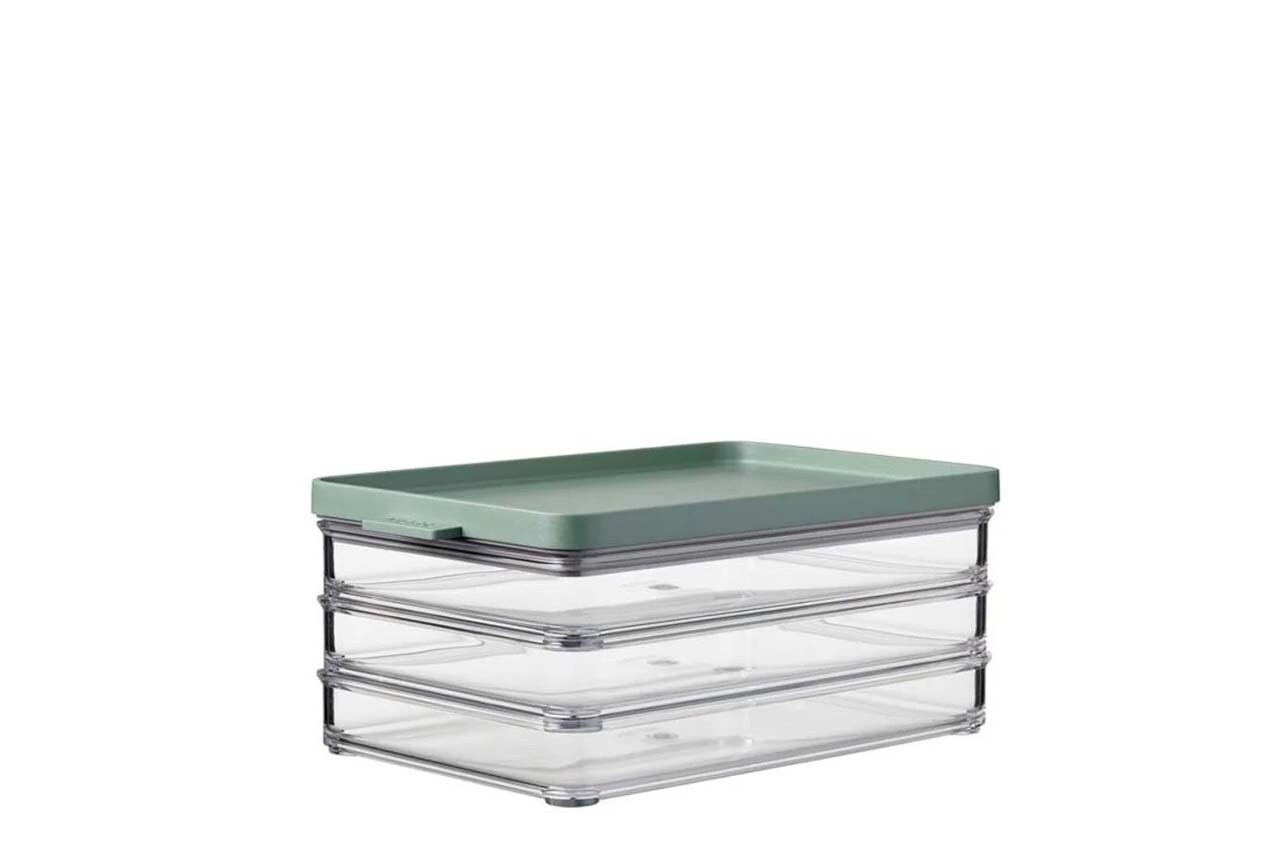 Mepal Mepal - koelkastdoos omnia vleeswaren 3-laags  - zachtgroen