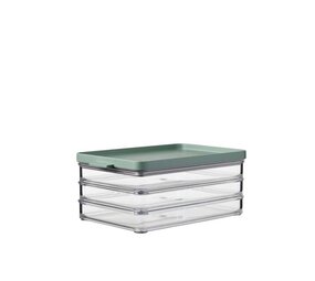 Mepal Mepal - koelkastdoos omnia vleeswaren 3-laags  - nordic sage Mepal Mepal - koelkastdoos omnia vleeswaren 3-laags  - nordic sage