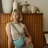 Tinne+Mia Tinne+Mia - cross body feel good damestas - zachtblauw Tinne+Mia Tinne+Mia - cross body feel good damestas - zachtblauw