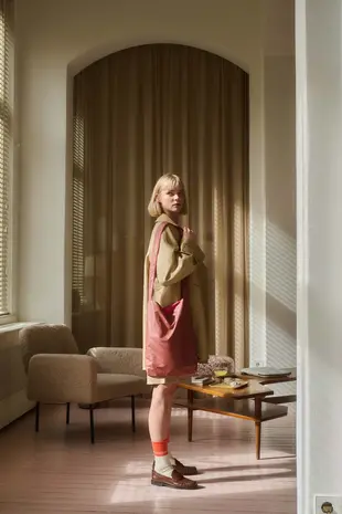 Tinne+Mia Tinne+Mia - feel good tas - roodbruin