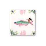 Storytiles Storytiles - tegel magneet - riding the waves (6x6 cm)