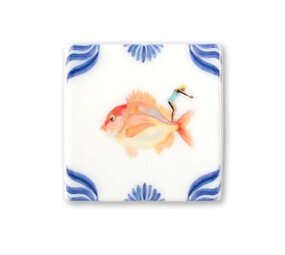 Storytiles Storytiles - tegel magneet - dive fearlessly (6x6 cm)