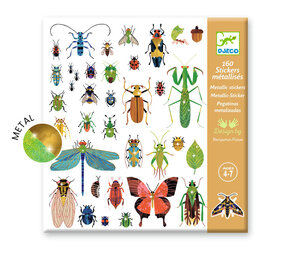 Djeco Djeco - stickers metallic - microcosmos Djeco Djeco - stickers metallic - microcosmos
