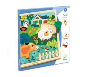 Djeco Djeco - houten puzzel - boerderij Djeco Djeco - houten puzzel - boerderij