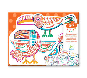 Djeco Djeco - magische kleurplaten - wilde families Djeco Djeco - magische kleurplaten - wilde families