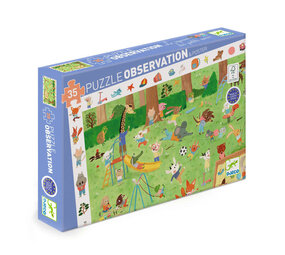 Djeco Djeco - zoek puzzel - de kleine vriendjestuin (35 stukjes)