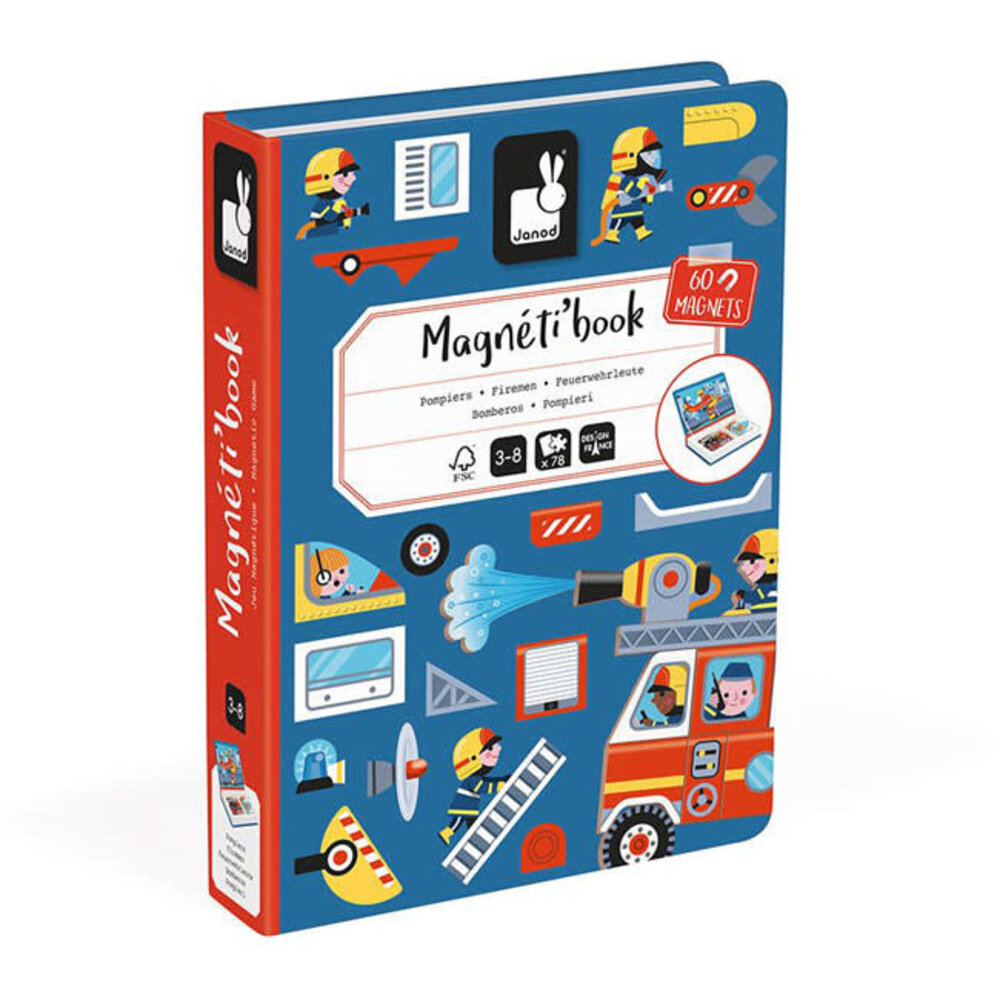 Janod Janod - magnetibook - brandweer