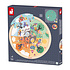 Janod - ronde puzzel - de tuin Janod - ronde puzzel - de tuin