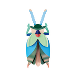 Studio Roof Studio Roof - muurdecoratie - emerald beetle