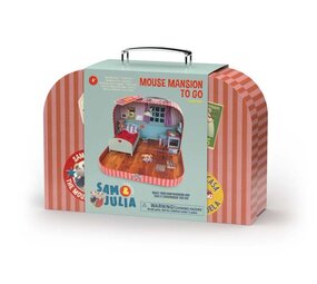 Sam & Julia / Het Muizenhuis Het Muizenhuis - to go koffertje - slaapkamer