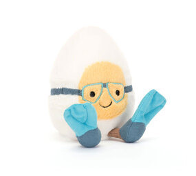 Jellycat Jellycat - amuseable knuffel - boiled egg scuba Jellycat Jellycat - amuseable knuffel - boiled egg scuba