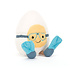 Jellycat - amuseable knuffel - boiled egg scuba Jellycat - amuseable knuffel - boiled egg scuba