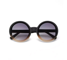 Okkia Okkia - zonnebril Monica - rond - black pink Okkia Okkia - zonnebril Monica - rond - black pink