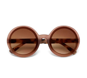 Okkia Okkia - zonnebril Monica - rond - pink  havana