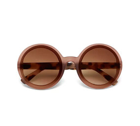 Okkia Okkia - zonnebril Monica - rond - pink  havana Okkia Okkia - zonnebril Monica - rond - pink  havana