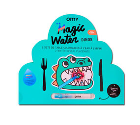 Omy Omy - kleuren met water placemat - dino
