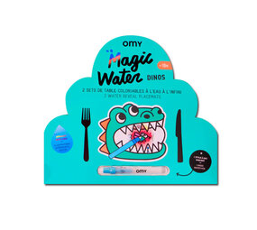Omy Omy - kleuren met water placemat - dino Omy Omy - kleuren met water placemat - dino