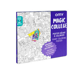Omy Omy - grote kleurplaat - magic college Omy Omy - grote kleurplaat - magic college
