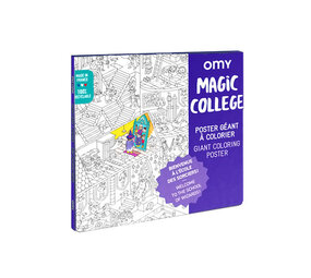 Omy Omy - grote kleurplaat - magic college Omy Omy - grote kleurplaat - magic college