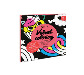 Omy Omy - velvet coloring - kawaii Omy Omy - velvet coloring - kawaii