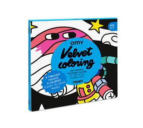 Omy Omy - velvet coloring - cosmos