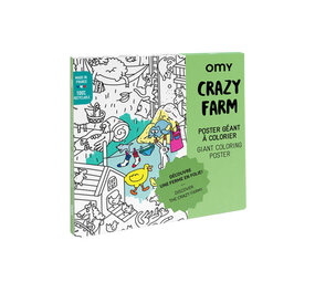 Omy Omy - grote kleurplaat - crazy farm Omy Omy - grote kleurplaat - crazy farm