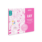 Omy Omy - grote kleurplaat - lily